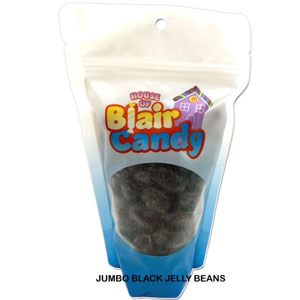 Jumbo Black Jelly Beans HOB - 16oz