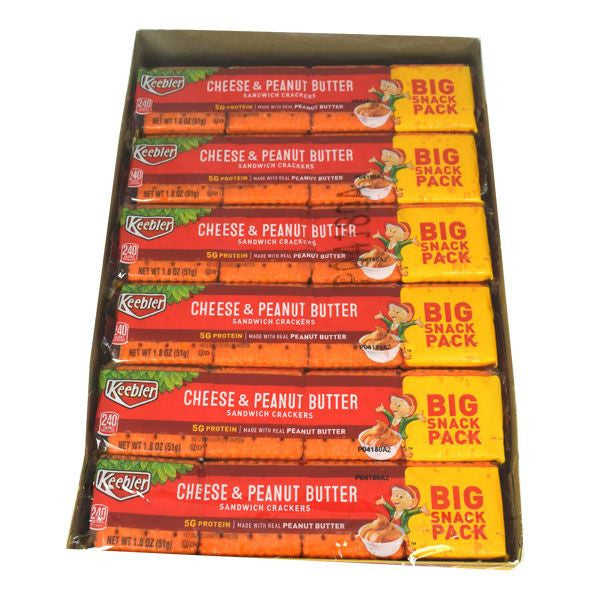 Keebler Cheese & Peanut Butter Crackers Big 12 Pack