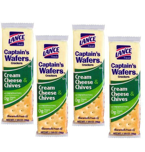 Lance Crackers Cream Cheese & Chives 20 Count
