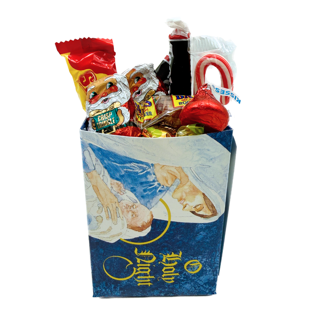 Personal Size Christmas Candy Treat Box for Adults - Religious