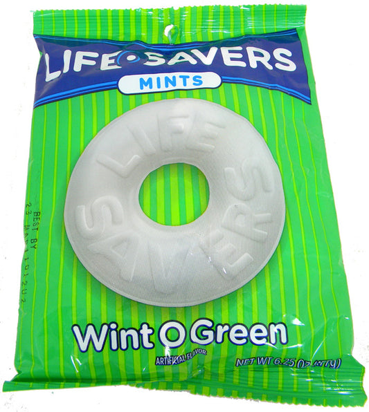 Life Savers Singles 6.25oz Bag Wint-O-Green