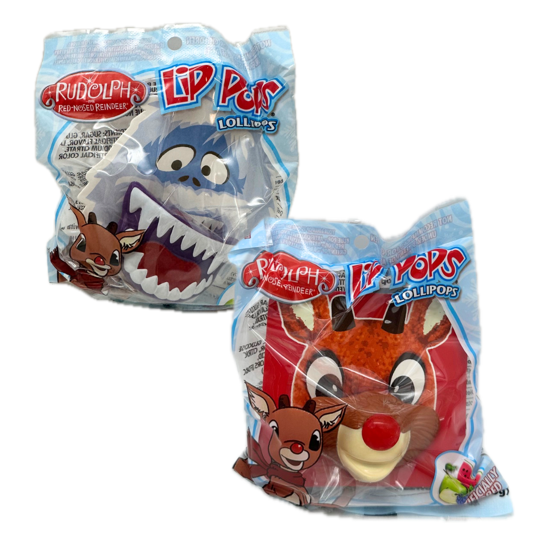 Rudolph and Friends Lips Lollipops - 12ct