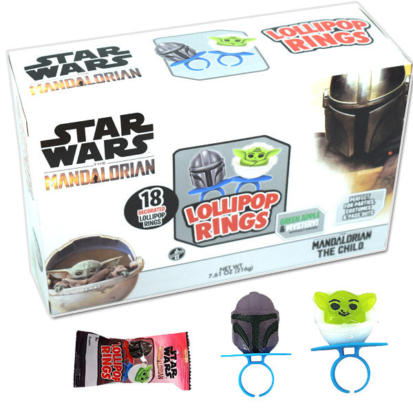 Mandalorian Lollipop Rings 18 Count