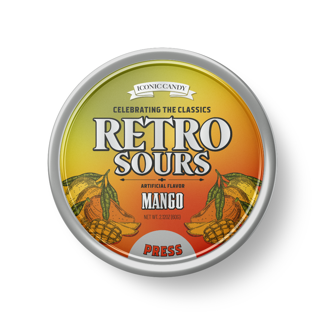 Retro Sours Mango - 2.12oz / 8ct