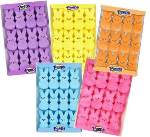 Marshmallow Peep Bunnies 12ct - Choose Your Color
