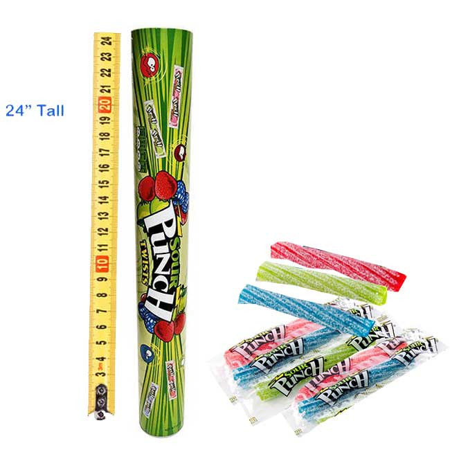 Mega Tube Bank Sour Punch (2 Feet Tall)