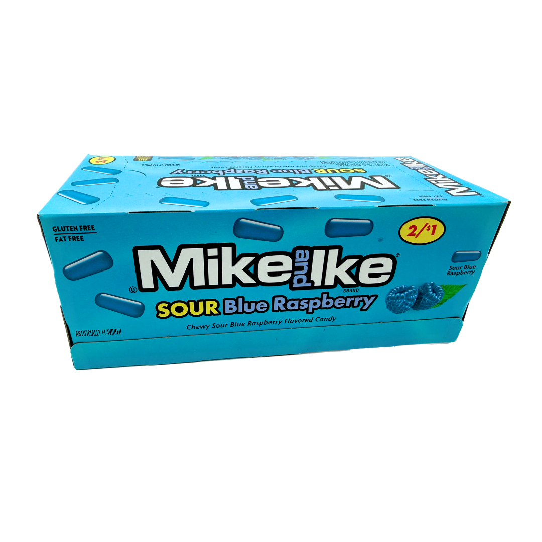 Mike and Ike Sour Blue Raspberry - 0.78oz / 24ct