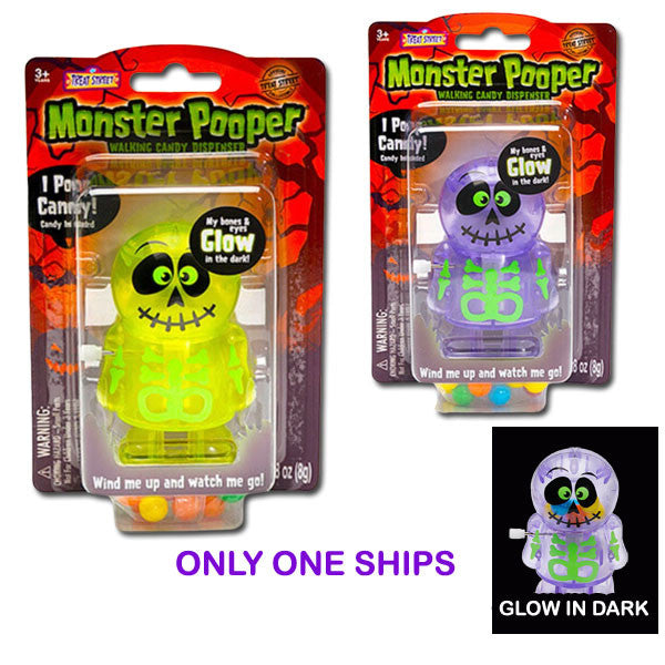Glow In The Dark Monster Pooper Candy Toy