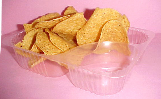 Nacho's Plastic Serving Trays 125SLV