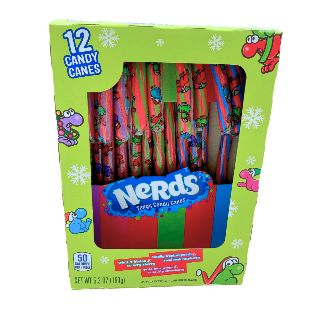 Nerds Tangy Candy Canes - 12ct