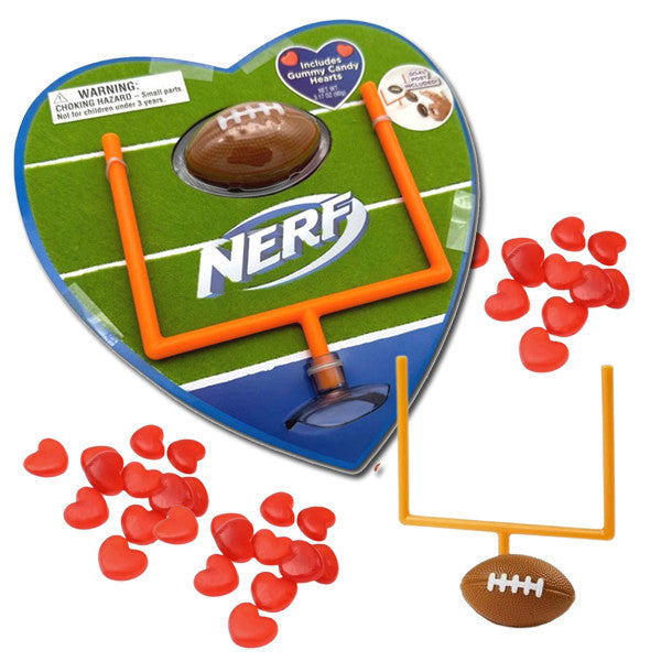Nerf Heart Football Game & Candy