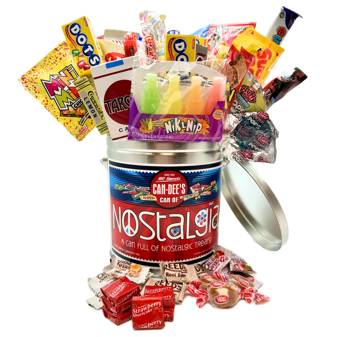 Can of Nostalgic Candy 70 Pieces!