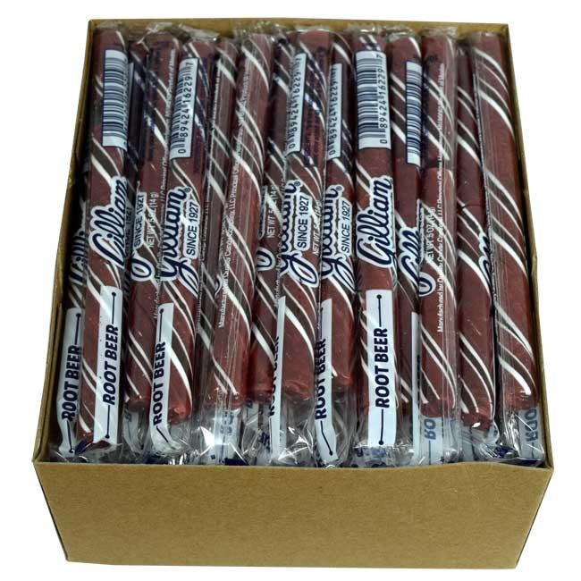 Old Fashion Candy Sticks Root Beer 80 Count - Gilliam