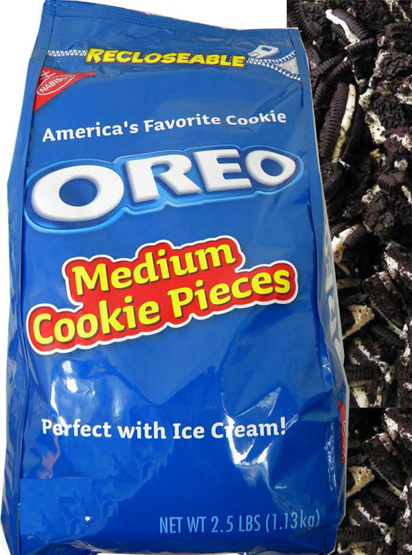 Oreo Cookie Pieces Topping 2.5lb Bag