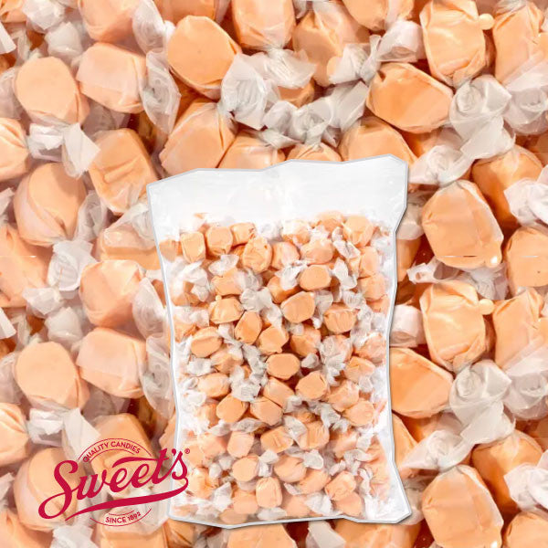 Peach Salt Water Taffy Sweet's Candy Company