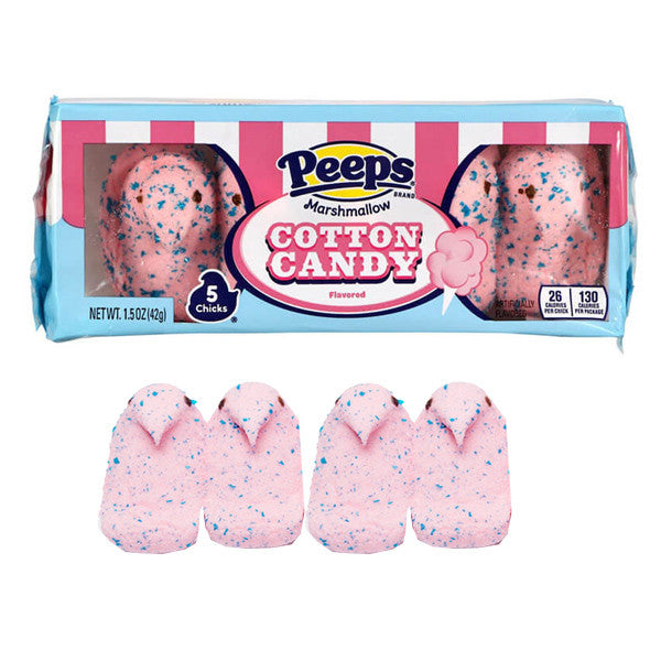 Marshmallow Peeps Cotton Candy 5 Pack