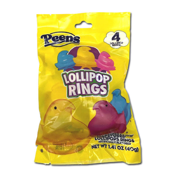 Peeps Lollipop Rings - 4pk