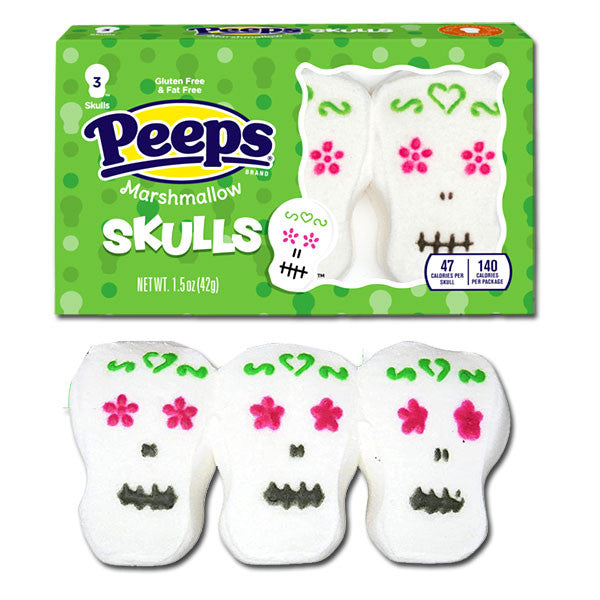 Marshmallow Peeps Skulls