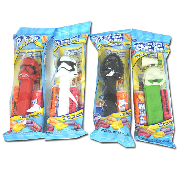 PEZ Candy With Dispenser 12ct - Star Wars