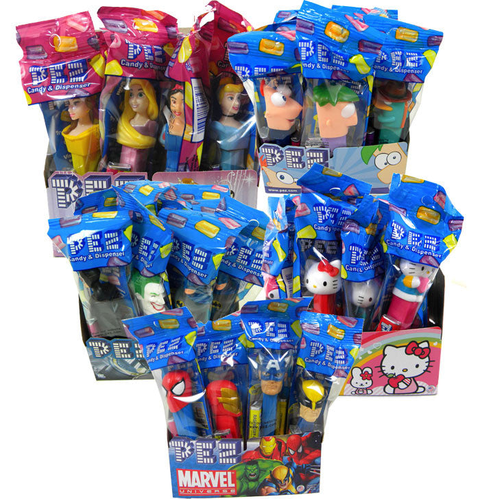 PEZ With Dispenser 12 Count -Choose Your Favorite