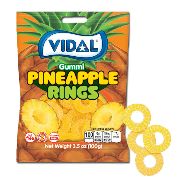 Pineapple Gummi Rings candy