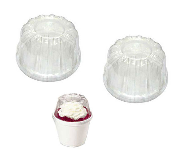 Plastic Dome Lids 50 Count