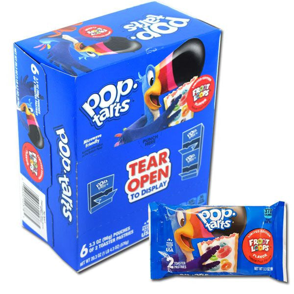Pop Tarts Fruit Loops 6 Packs