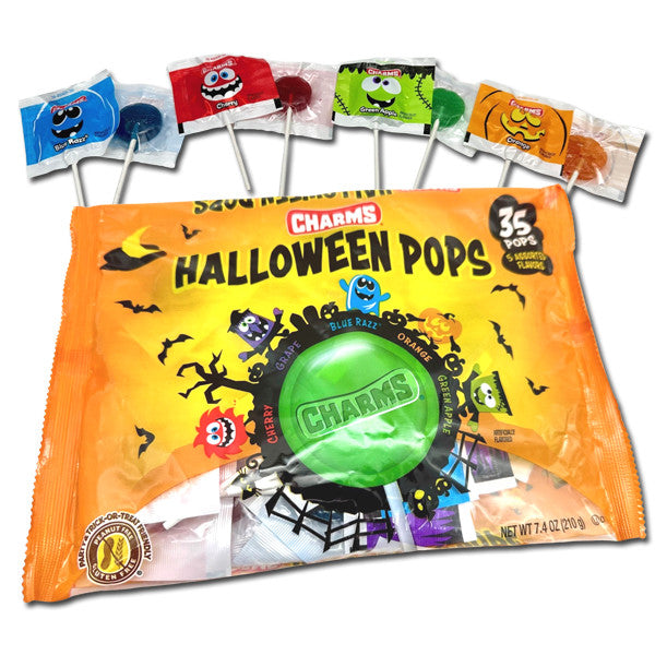 Charms Halloween Pops - 35pc Halloween Lollipops