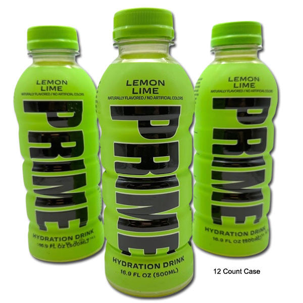 Prime Hydration Drink Lemon Lime - 16.9oz / 12ct