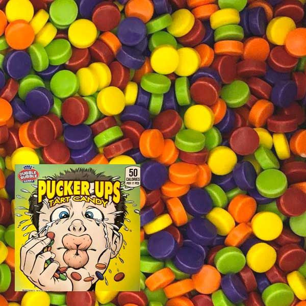 Pucker Ups Sour Candy 28lbs Bulk
