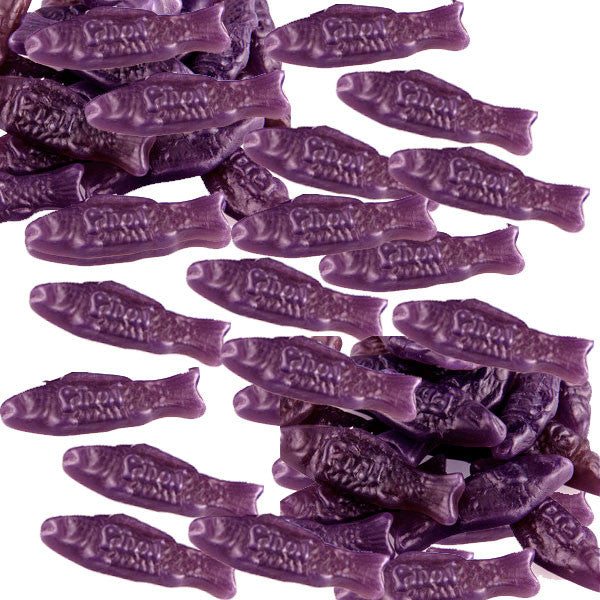 Purple Gummy Fish Nordic Grape 5lb Bag