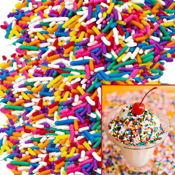 Rainbow Sprinkles / Jimmies - 10lb