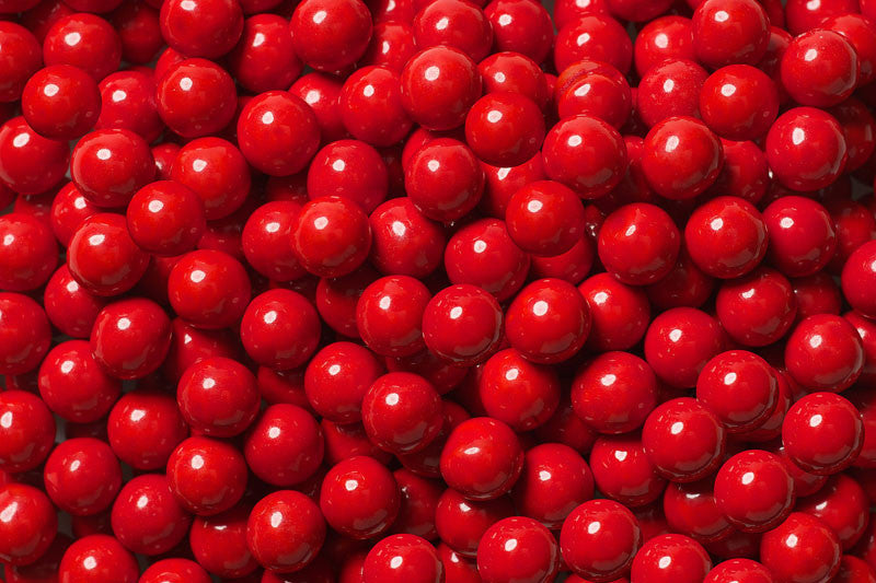 Red Mini Chocolate Candy Balls 2lb Sixlets