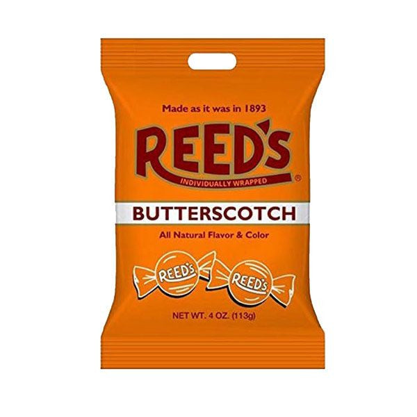 Reed's Butterscotch Hard Candies 4oz Bag