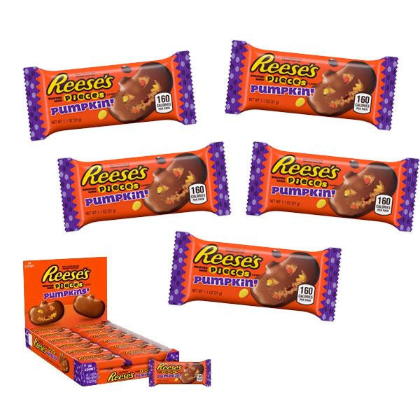 Reese's Pumpkins With Reese's Pieces 24 Count