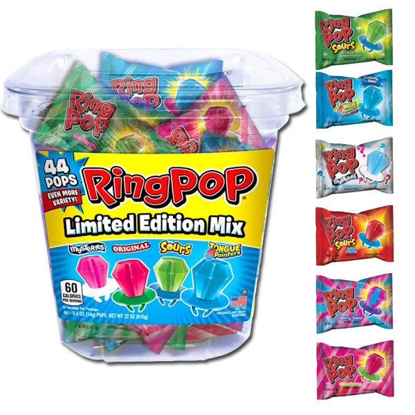 Ring Pops Assorted - 44ct