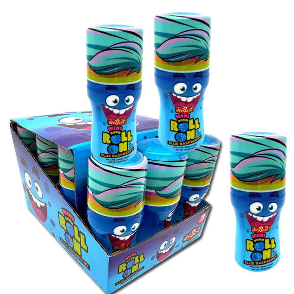 Dee Best Mini Sour Roll On Blue Raspberry Candy - 1.4oz / 12ct