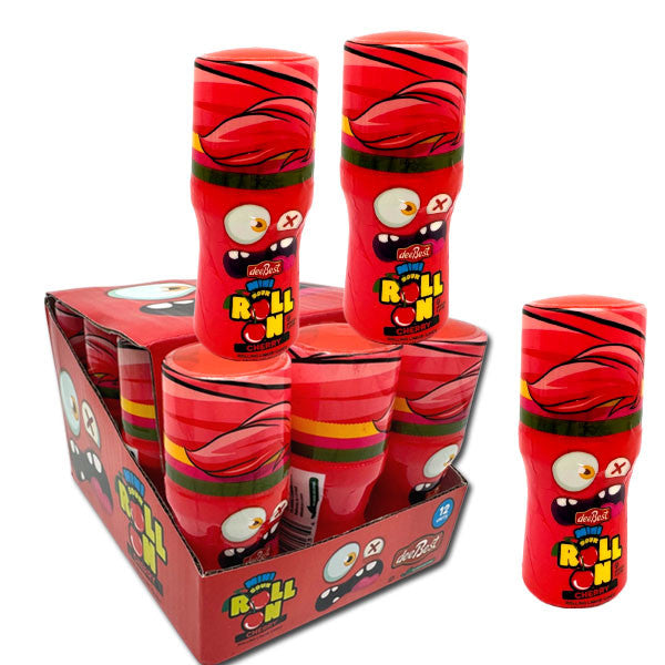 Dee Best Mini Sour Roll On Cherry Candy - 1.4oz / 12ct