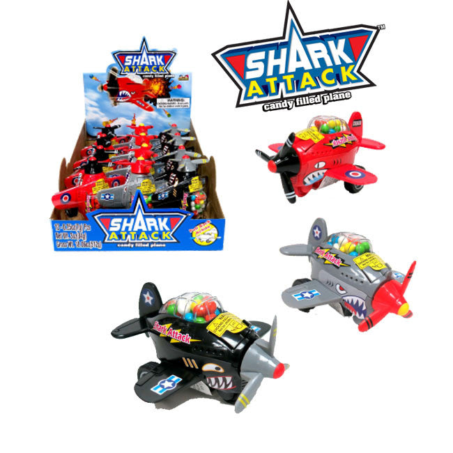 Shark Attack Candy Plane Toy 12 Count