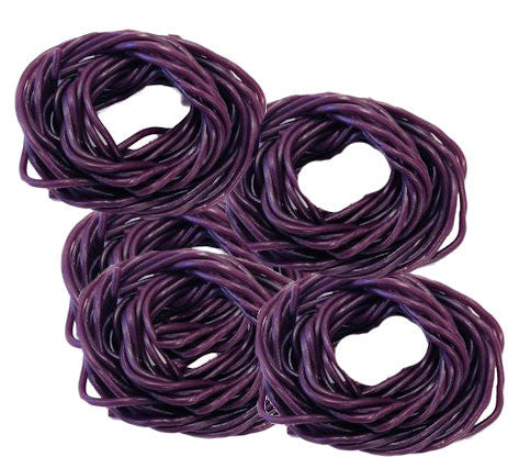 Shoe String Licorice Grape 2lb (100ct)