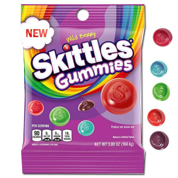 Skittles Gummies Wild Berry 5.8oz Bag