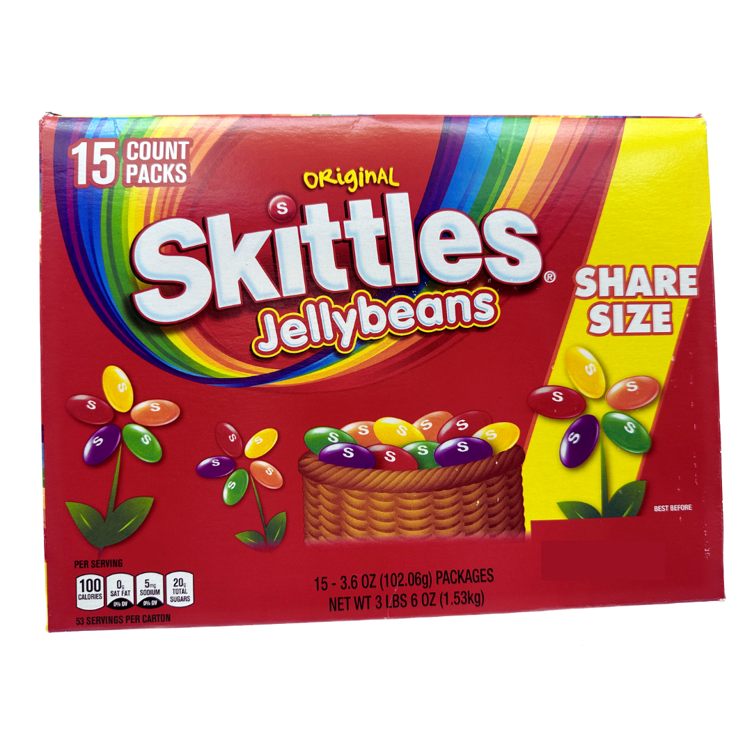 Skittles Share Size Jelly Beans - 3.6oz / 15ct