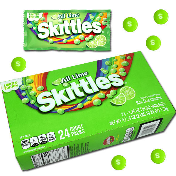 Skittles Lime 24 Count Limited Edition
