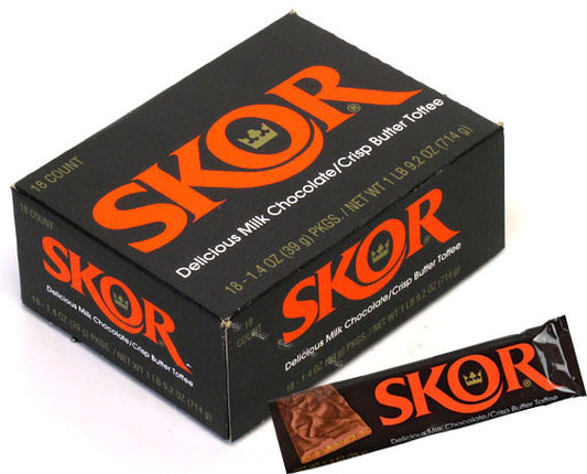 Skor Candy Bar 18 Count