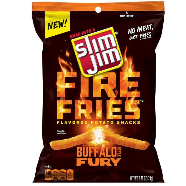 Slim Jim Buffalo Fries 2.75oz Bag