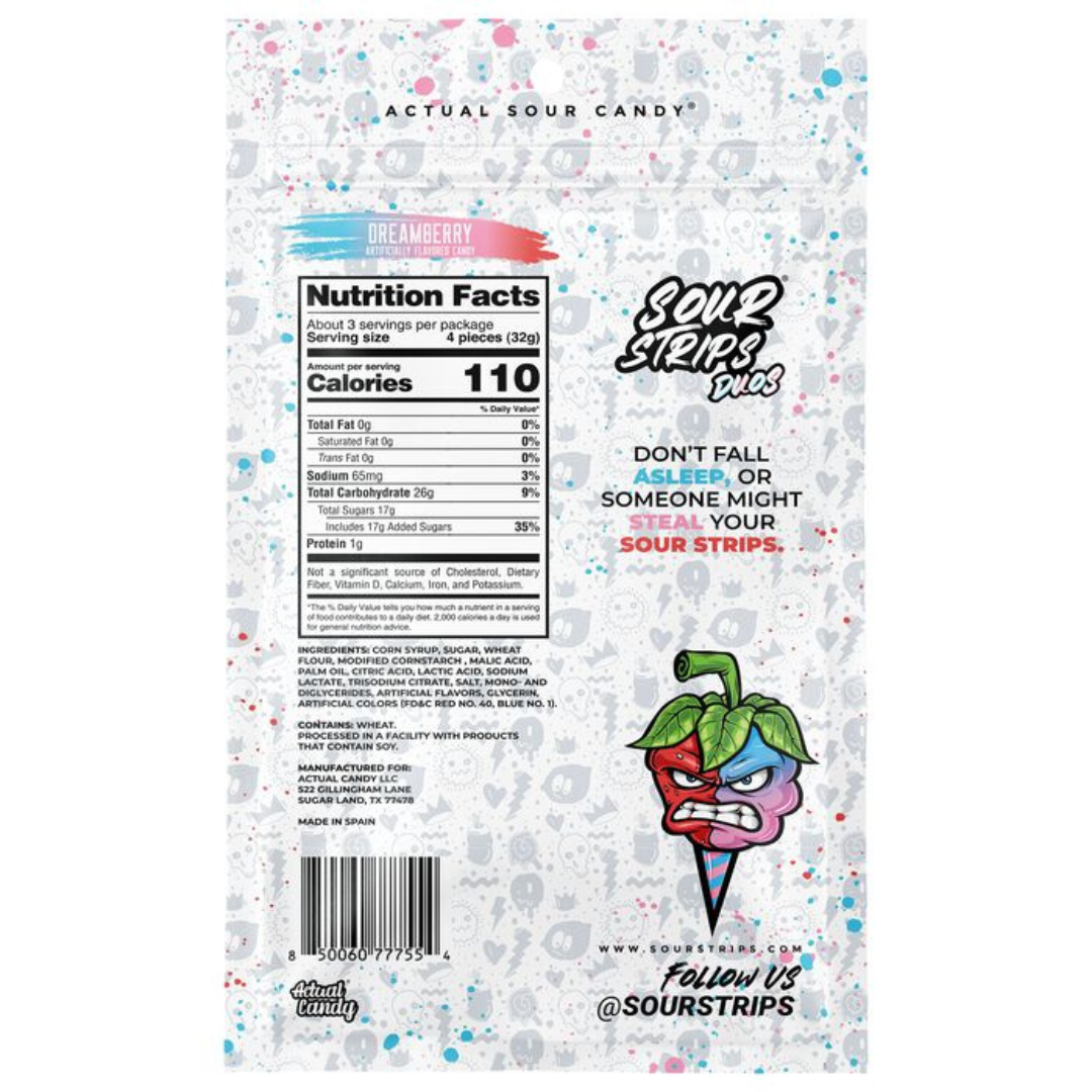 Sour Strips Dreamberry - 3.4oz