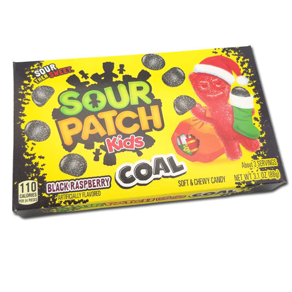 Sour Patch Christmas Coal Candy