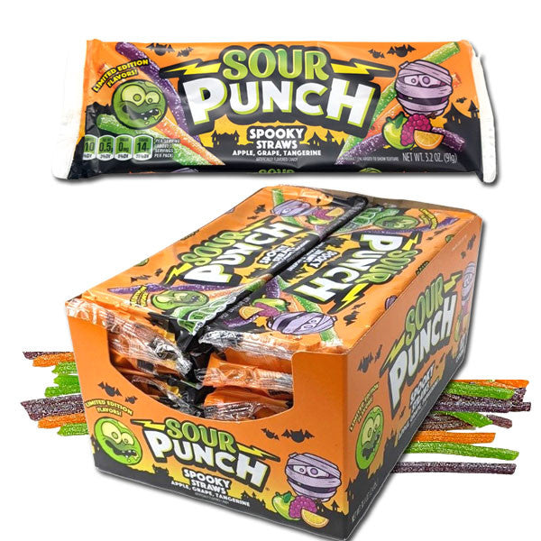 Sour Punch Straws Halloween Candy