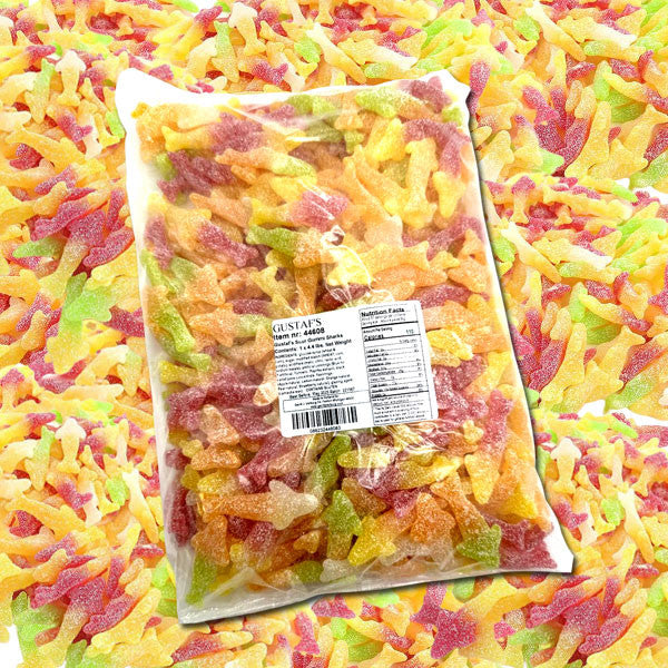 Gummy Sour Sharks - 4.4lb