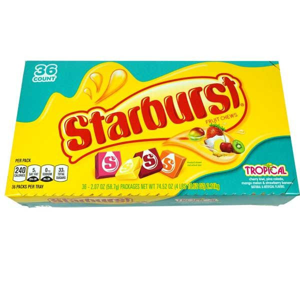Starburst Tropical Candies 36 Count